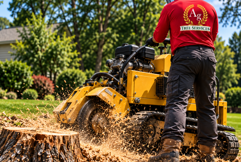 Removing a tree is only half the job—leftover stumps are not only an eyesore, but they can also pose tripping hazards, attract unwanted pests, and limit how you use your outdoor space. At AG Tree Service, our high-powered stump grinding machinery safely pulverizes stumps several inches below ground level, transforming unwanted wood into rich mulch and restoring a smooth, level lawn.